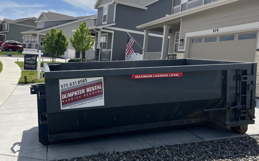 Construction dumpster rental in Fort Collins CO